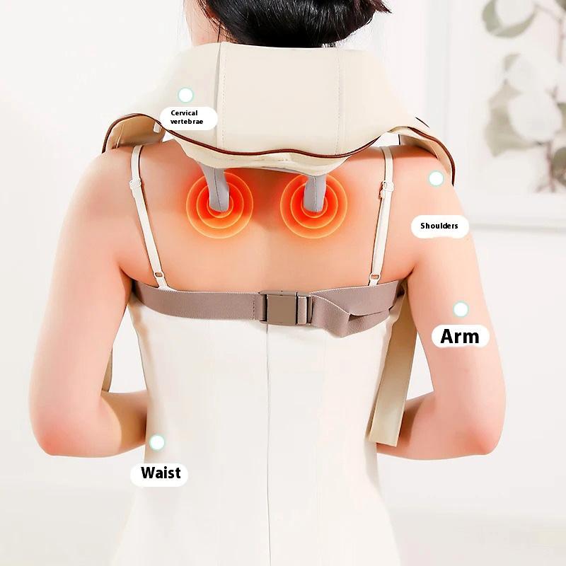 Ultimate Neck & Shoulder Tension Reliever – Wireless 6-Head Trapezius Massager