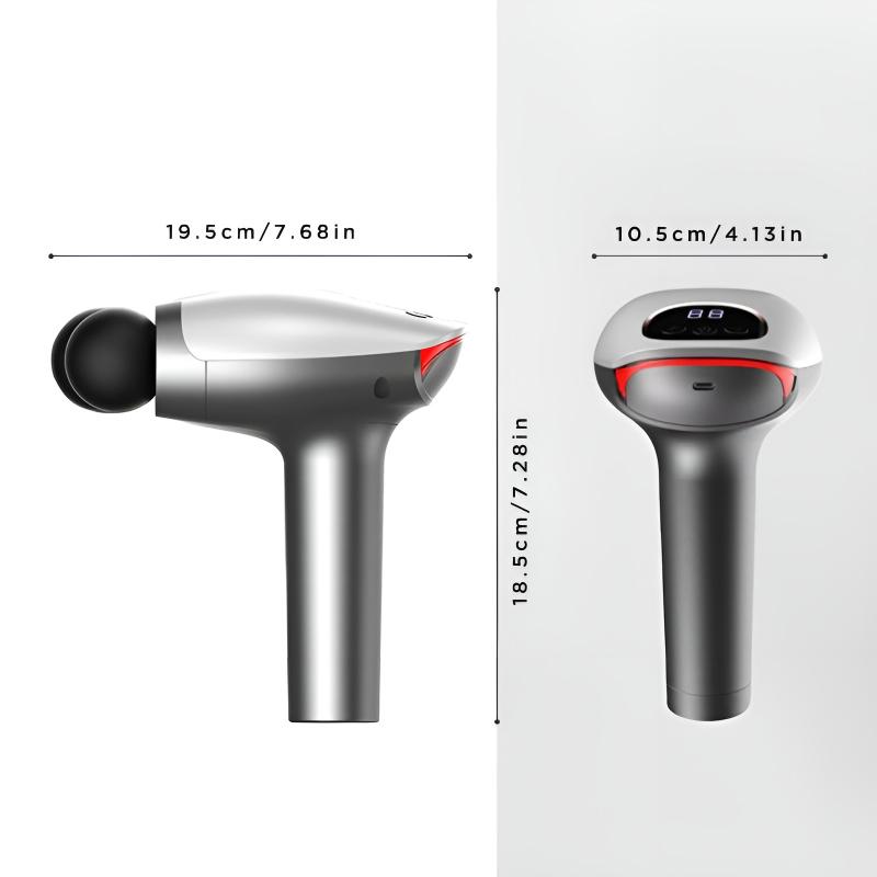 BLD-922 Compact And Quiet Double-Head Portable Massager With 10 Speed Levels