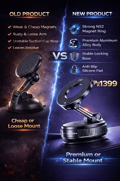 Magnetic Suction Car Phone Mount