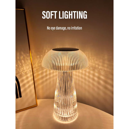 Mushroom Shape USB Rechargeable RGB Lighting Lamp